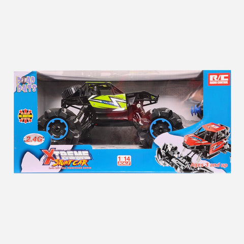 Road Rats 2 4G Radio Control Xtremestunt Car Green For Kids