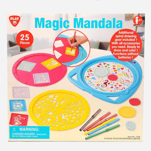 Playgo Magic Mandala Drawing Set For Kids