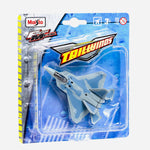 Maisto Fresh Metal Tailwinds (Gray With Blue) Raptor 01 Plane Toy For Boys