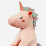 18 Sitting Unicorn Plush Pink For Kids