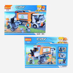 Cogo City Recycling Truck 257 Pieces Building Blocks Set For Kids