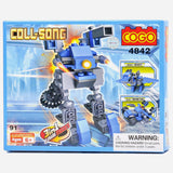 Cogo Coll Song 91 Pcs Blue Blocks For Kids