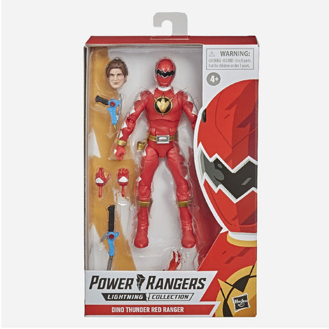 Power Rangers Lightning Collection Dino Thunder Red Ranger Action Figure For Boys