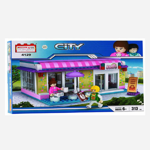 Cogo City Café 313 Pieces Building Blocks Set For Kids