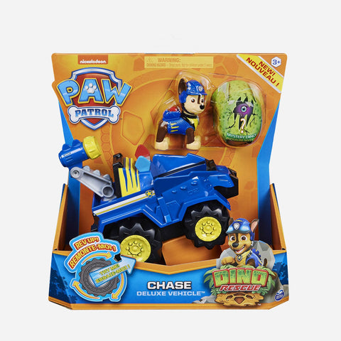 Paw Patrol Chase Dino Deluxe Themed Vehicle Toy For Boys