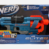 Nerf Elite 2 0 Commander Rd 6 Blaster Toy For Boys