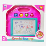Drawing Board With Stamper (Pink) For Kids
