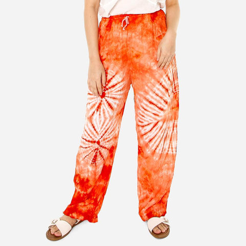 Tropiko by Kultura Ladies’ Tie-Dye Jammies in Orange