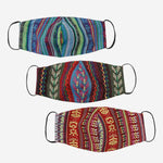 Tropiko Set of 3 Ethnic Printed Face Mask