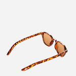 Pacific Blue Stylish Crystal Sunglasses Orange