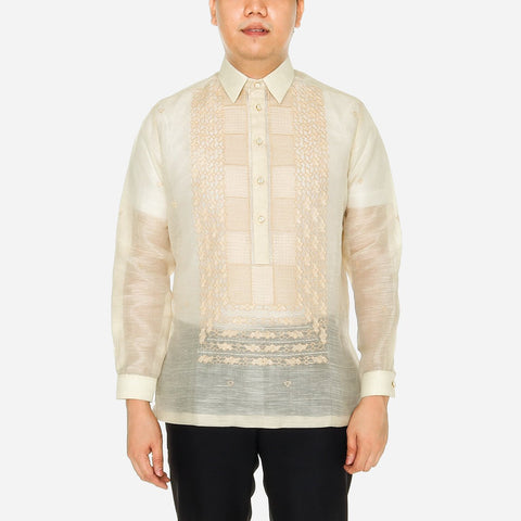 En Barong Filipino Piña Abaca Natural Barong