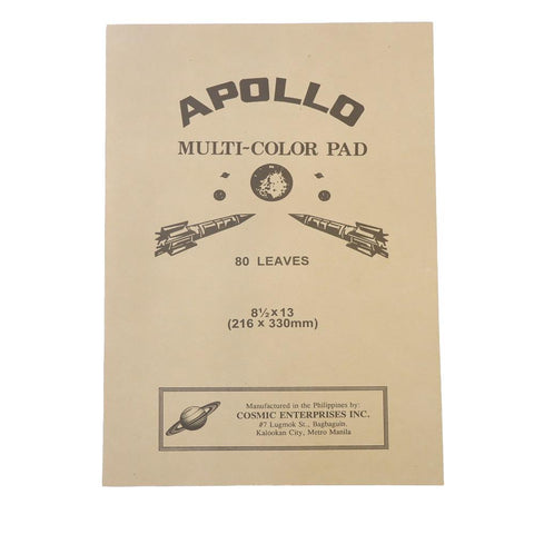 Apollo Rainbow Ruled Pad 90 Leaves