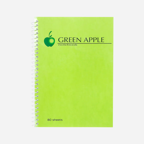 Green Apple Spiral Notebook  127x178mm