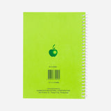 Green Apple Spiral Notebook  127x178mm