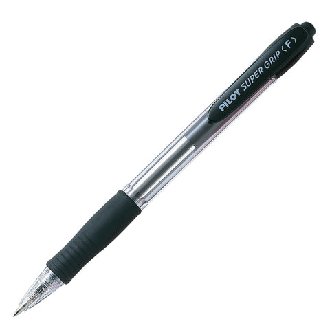 Pilot Super Grip Ball Point Pen Fine 0.7mm Black