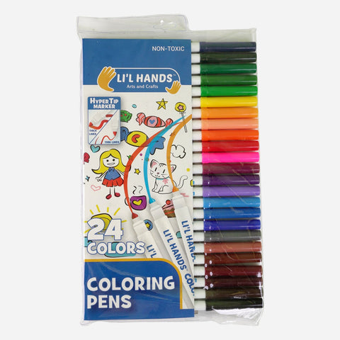 Lil Hands Coloring Pens 24 Colors