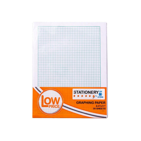 Low Price Graphing Paper 20 Sheets