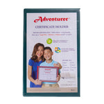 Adventurer Certificate Holder Legal Size 8.5x13"