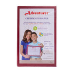 Adventurer Certificate Holder Legal Size 8.5x13"