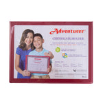 Adventurer Certificate Holder Letter Size 8.5x11"