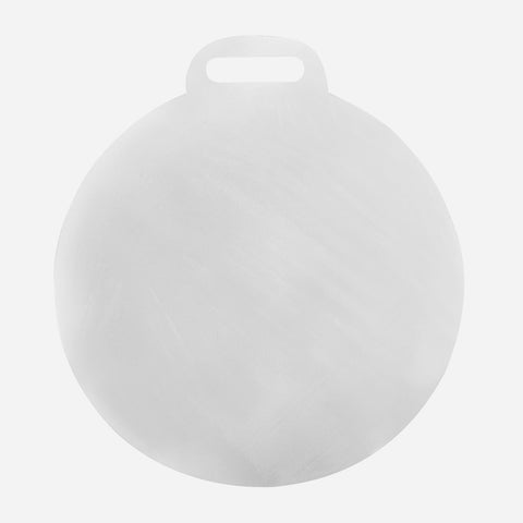 Royal Crown Round Chopping Board (White) - 12.5in.