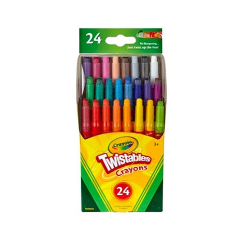 Crayola Mini Twistable Crayons 24 Colors
