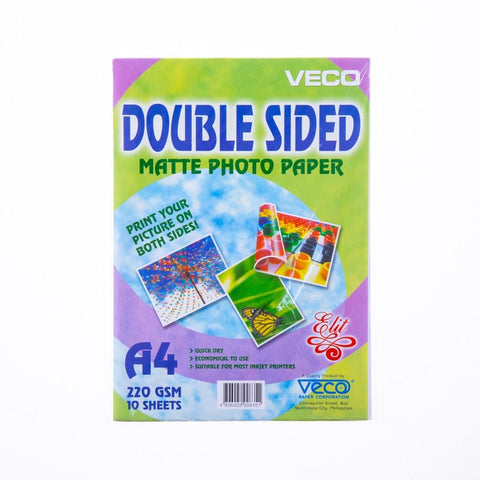 Elit Inkjet Photo Paper Matte Double Sided A4 10 Sheets