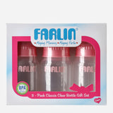 Farlin Classic Clear Feeding Bottles  4Oz Pack Of 3