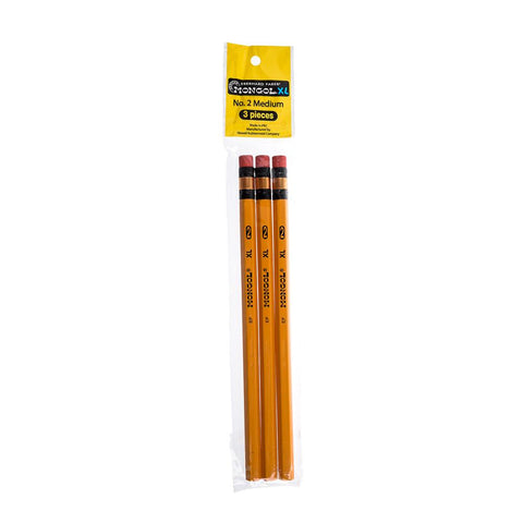 Mongol Pencil XL No.2 Pack of 3