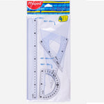 Maped Ruler Set 2 Triangle 1 Protracotr 1 Ruler