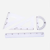 Maped Ruler Set 2 Triangle 1 Protracotr 1 Ruler