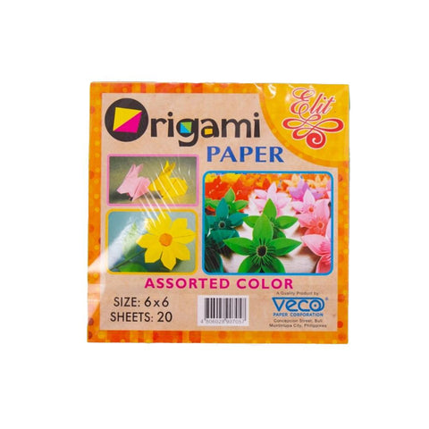 Origami Paper Bright Colors 20 Sheets