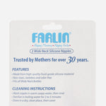 Farlin Wide Neck Silicone Nipple Pack Of 2 M