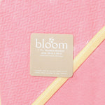 Bloom Quilted Hooded Blanket 24X25 Pink