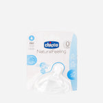 Chicco Natural Feeling Bottle Teat Regular Flow 0M+