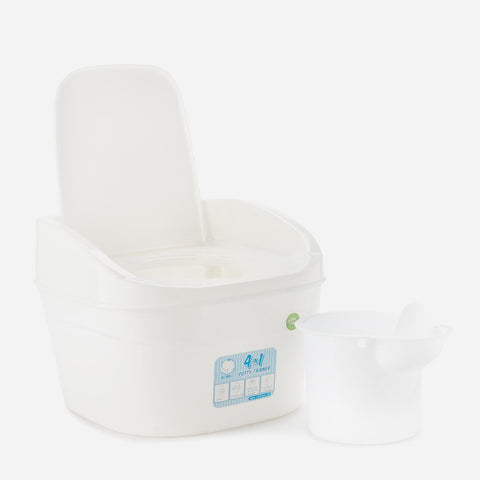 Mom & Baby 4-In-1 Potty Trainer White