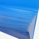 Expanding Document Envelope With Garter 13 Pockts Blue