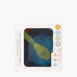 Mom & Baby Heat Sensing Feeding Bowl With Spoon Blue