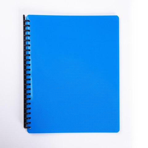 Seagull Refillable Clearbook Diagonal Lines Cover Short