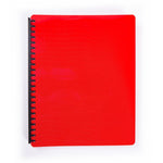 Seagull Refillable Clearbook Diagonal Lines Cover Short