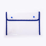 Seagull Transparent Envelope 2 Snaps Blue