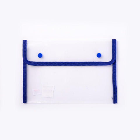 Seagull Transparent Envelope 2 Snaps Blue