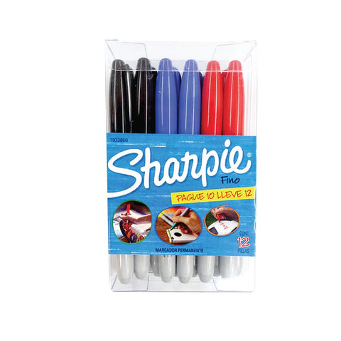Sharpie Fine Markers 12CT Basic