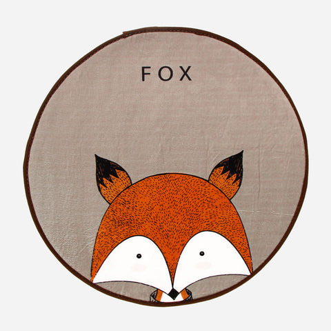 Baby Company Round Floormat 60X60 Cm Fox