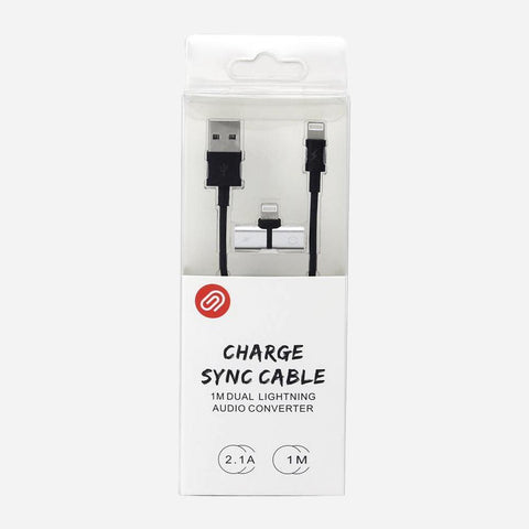 SSI Lightning Cable with Adapter S102 Black