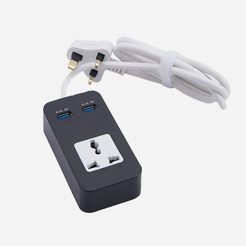 SSI 2 USB Charger Extension Port S2 Black