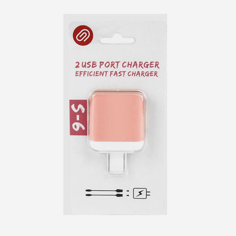 SSI 2 USB Charger S6 Pink