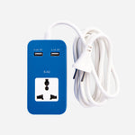 SSI 2-USB Charger Extension Port S2 Blue