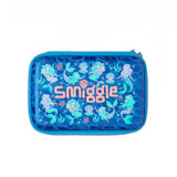 Smiggle Hardtop Pencil Case Flow Cornflower Blue