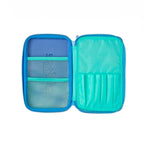 Smiggle Hardtop Pencil Case Flow Cornflower Blue